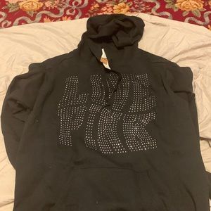 Ladies Size Medium VS black hoody